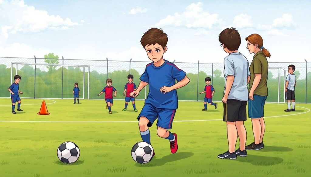 Развитие координации и скорости у детей 8-12 лет в футболе - иллюстрация