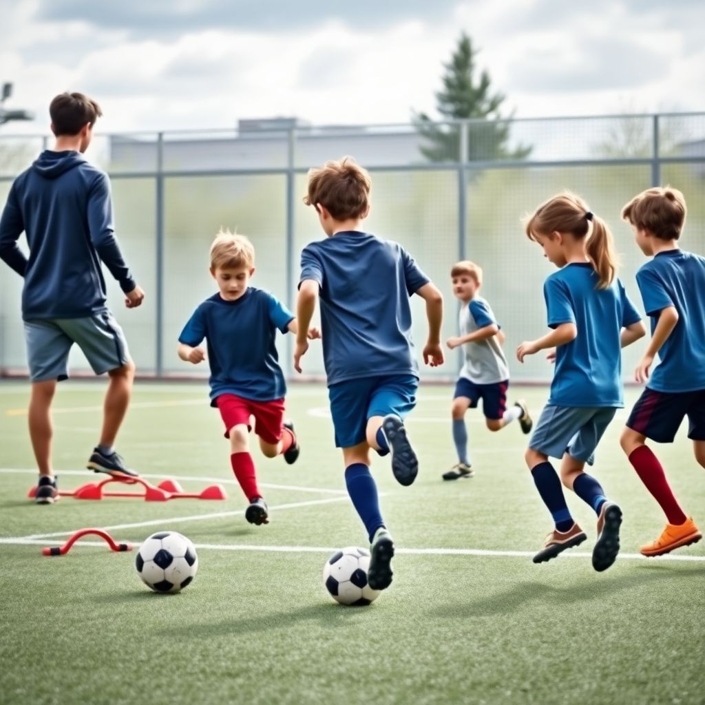Развитие координации и скорости у детей 8–12 лет в футболе: эффективные методы