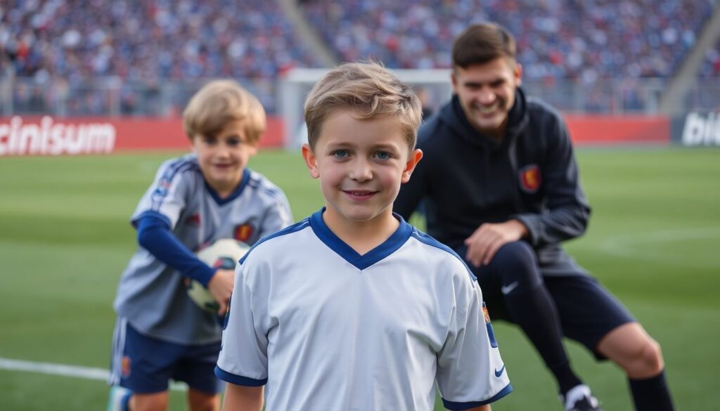 Истории успеха семей: поддержка родителей в карьере сына-футболиста - иллюстрация