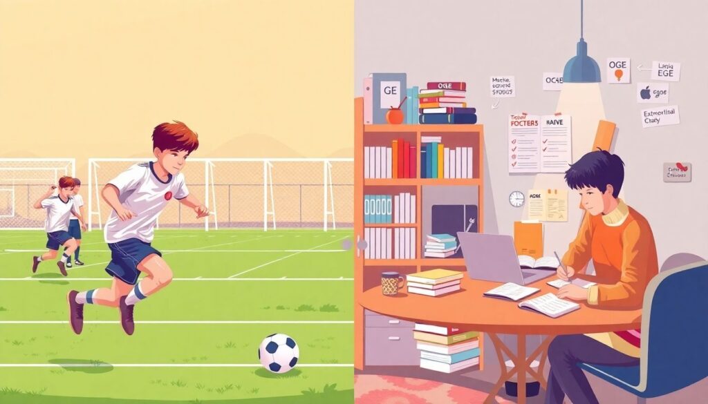 Футбол и образование: как совмещать школу, секцию и кружки - иллюстрация