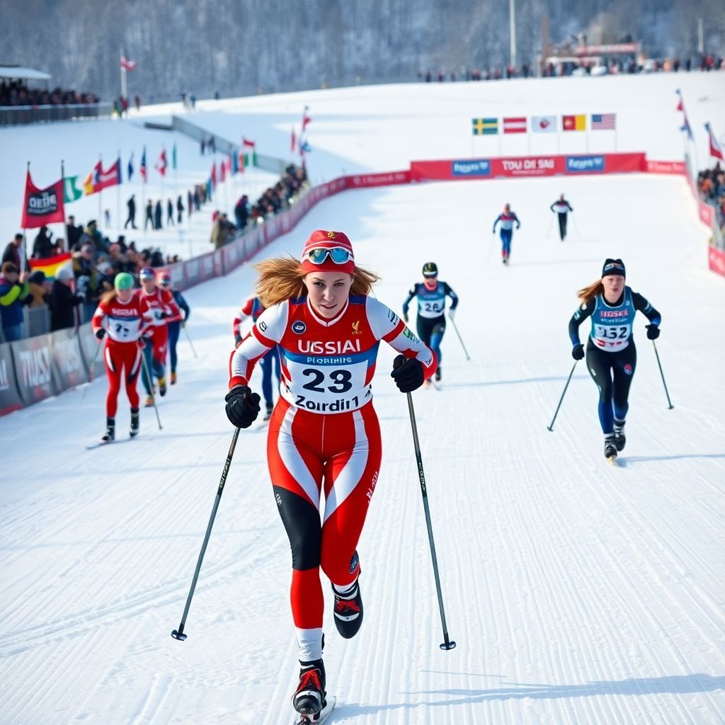 Тур де Ски: Дарья Непряева снова мимо топ-15 из‑за провала в спринте