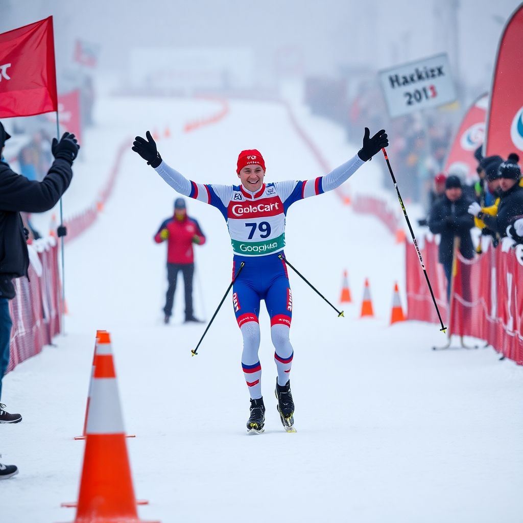 Большунов выиграл марафон 70 км в Мончегорске: спорная «срезка» не отменила золото